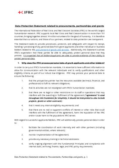 Image result for Data Protection Statement Examples