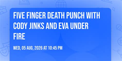 Five Finger Death Punch with Cody Jinks and Eva Under Fire, PNC Bank ...
