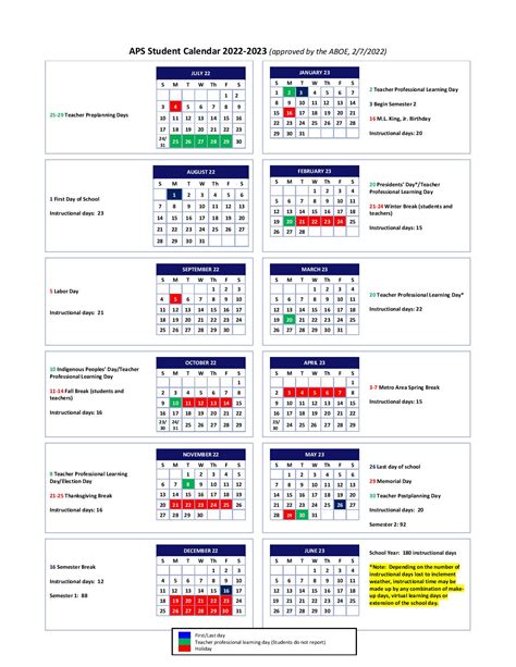 Atlanta Public Schools Calendar Holidays 2022-2023 - School Calendar Info