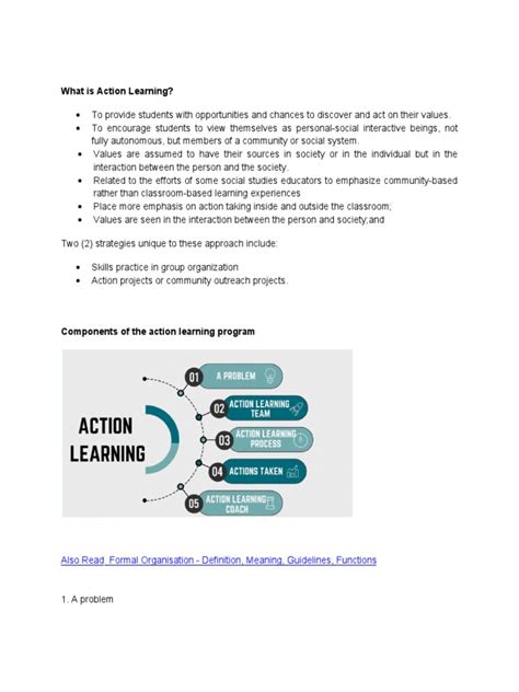 Image result for Action Learning Framework
