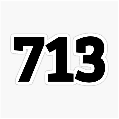 713 Decal | Etsy
