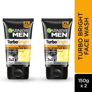 Garnier Men Turbo Bright Double Action,Anti Pollution with Charcoal and ...