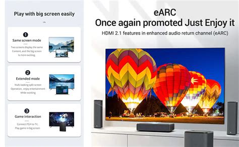 HDMI 2.1 Certified - 4K 120hz, eARC, 8K 60hz, Dolby Atmos - Diamond ...