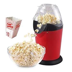 Buy ArtEra Electric Popcorn Maker Hot Air Popper Machine 1200W | Oil ...