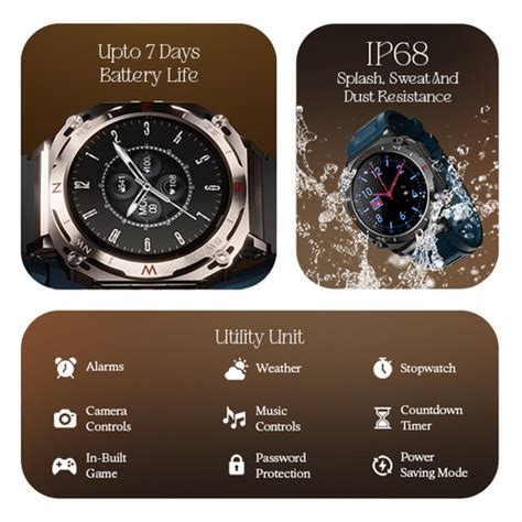 boAt Enigma X500 - Smartwatch with AMOLED 1.43" (3.63 cm) Round Display ...