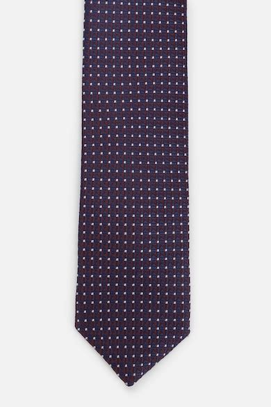 Buy Men Purple Embroidered Tie Online - 964339 | Louis Philippe