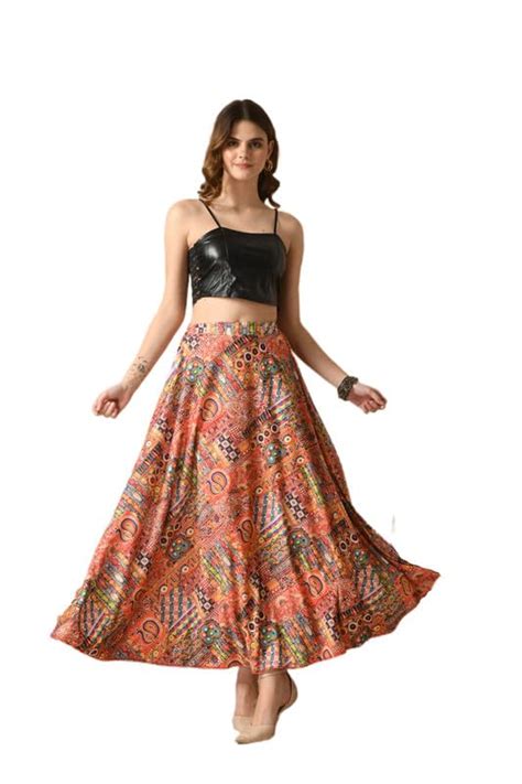 Buy VAGISHA Long Skirts for Women Traditional Ethnic Jaipuri Skirt ...