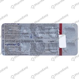 Alphacept D 8mg Strip Of 10 Tablets: Uses, Side Effects, Price & Dosage ...