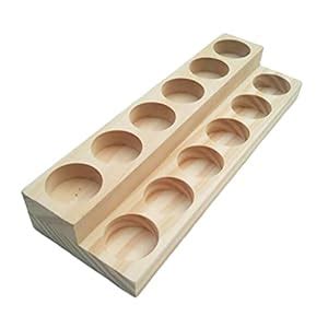 Macaso Essential Oil Storage Rack Display Stand Aromatherapy Wood Rack ...