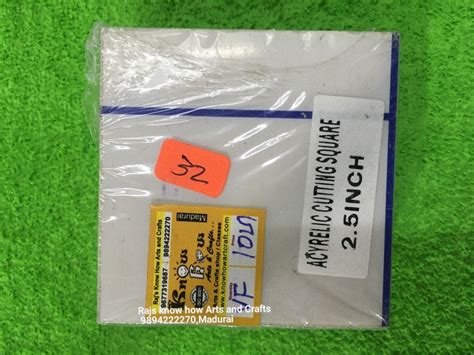 2.5 inch Acrylic cut out Square – KnowHowArtCraft