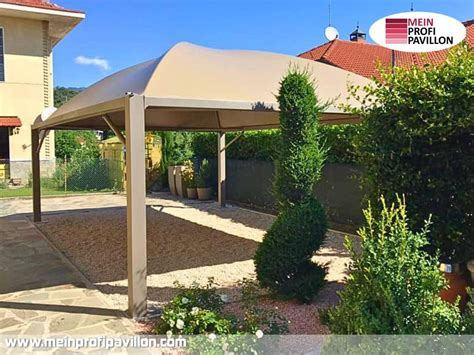 Pavillon 4x4 Überdachung Pagodenzelt Festzelt Pvc Terrassendach Pergola ...