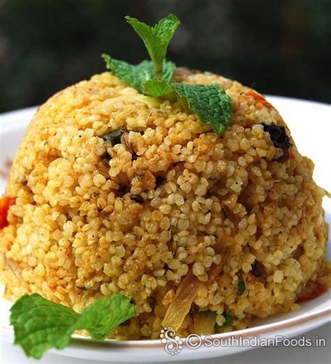 Samai rice biryani-How to make-Step by step photos & Video