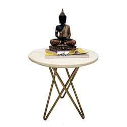 Artlivo Marble Coffee Table with Pin Legs - Small : Amazon.in: Home ...