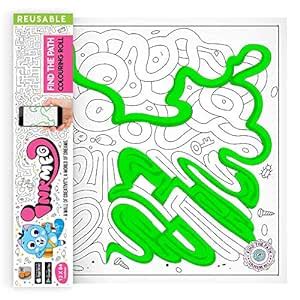 Buy Inkmeo | Find The Path Reusable Wall Colouring Roll | AR Enabled ...