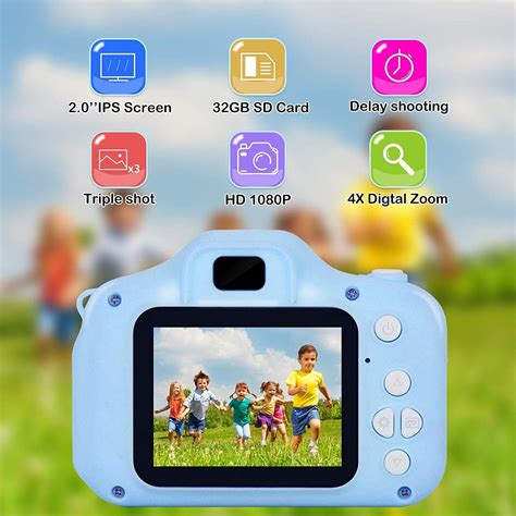 Buy Gridspace Upgrade Kids Camera Toys for 3 4 5 6 7 8 9 Year Old Boy ...