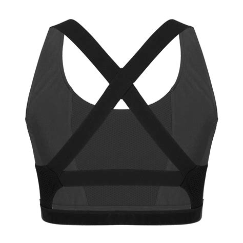 Men Sports Bra Crop Tank Top Vest Y-Back Fitness Muscle T-shirt ...