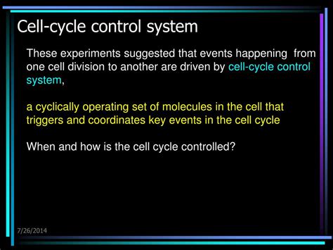 Image result for Cell Cycle Control Systems