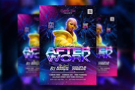 Mesmerizing Night Club Party Event Flyer Template Free Download ...
