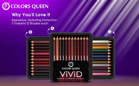 Buy COLORS QUEEN Lip Liner Multicolor C (Matte) Online at Low Prices in ...