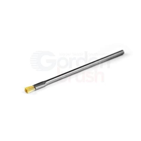 Gordon Brush Applicator Brush, Anti-Static Hog Bristle, 3/16 D SS Tube ...