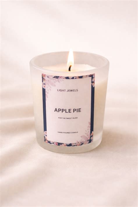 Apple Pie Scented Soy Candle – Light Jewels