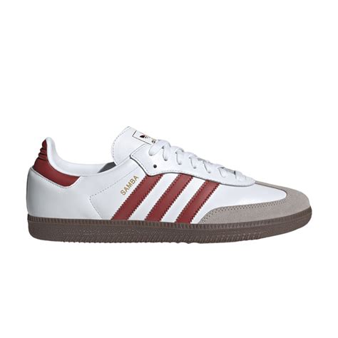 Adidas Samba OG White Preloved Ruby Price in India | Culture Circle