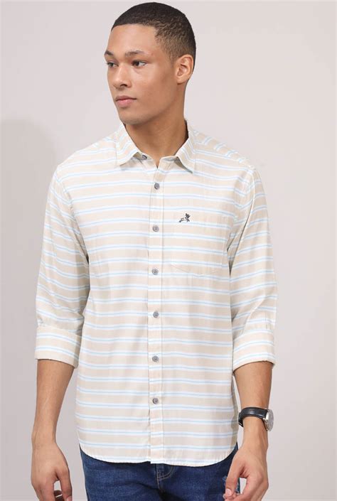 Cream Stripes Shirt – Kreddy Brands