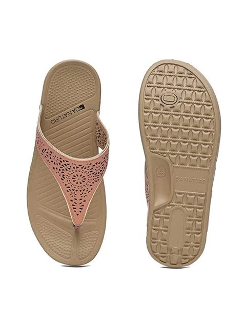 Buy Da Naturo Comfort Adela Peach Slippers at Amazon.in