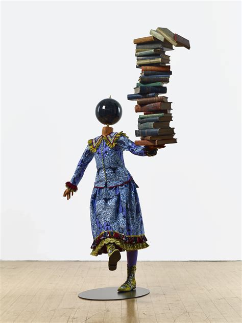 Yinka Shonibare MBE b. 1962, Girl Balancing Knowledge (2015) Fibreglass ...