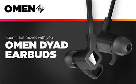 OMEN Refurbished Dyad Earbuds Wired Headphone Dynamic Driver In-Line ...