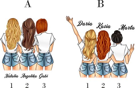 Kubek 3 przyjaciółki, siostry