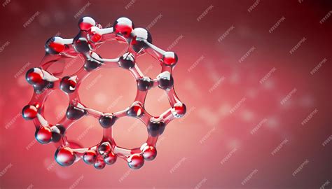 Premium AI Image | Science background with molecula and atom model ...
