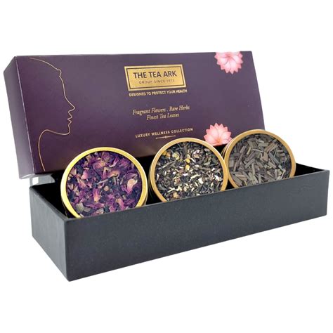 The Tea Ark Lady Love Gift Box with 3 Different Types of Assorted Tea