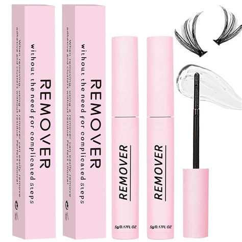 Amazon.com: 2Pcs Lash Remover for Lash Extension,Cluster Lash Glue ...