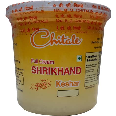 Chitale Shrikhand - Keshar, 1kg Box : Amazon.in: Grocery & Gourmet Foods
