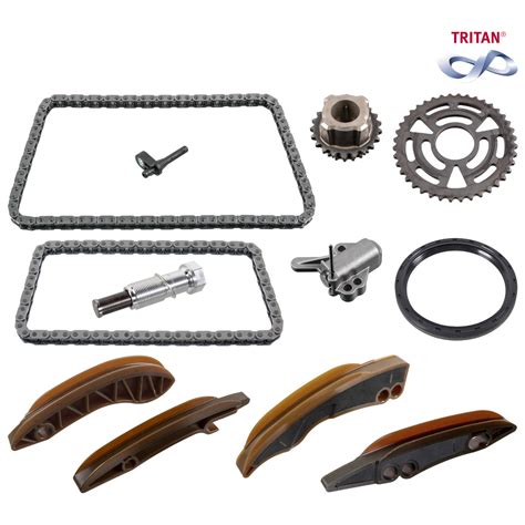 febi | 102040 | Timing Chain Kit for camshaft, TRITAN®-coated ...