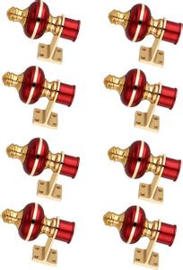 Shining Red Curtain Hooks, Curtain Knobs, Curtain Rods, Rod Rail ...
