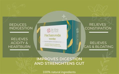 Buy Dr. Era Ayurveda Pachanveda - Ayurvedic Medicine for Indigestion ...