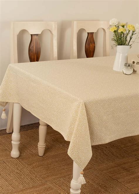 Buy The Yellow Dwelling Antique Rose Printed Cotton Table Cloth (6 ...