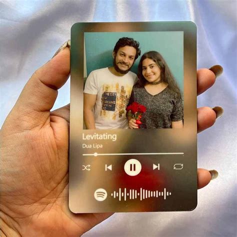 Customized Gifting Rectangle Spotify Glossy Printed Fridge Magnet | The ...
