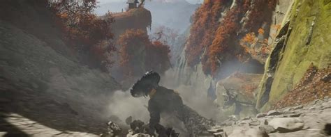 Player character Atsu looks down over a beautiful vista in Ghost of Yotei.