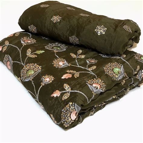 Pure Chinon Sequence Embroidery Combo – KripaFAB