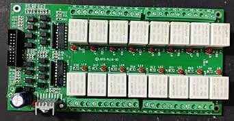 LBPS 16-Channel 12V Relay Control Board Module With Optocoupler ...