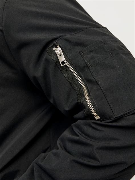 Plus Size Bomber jacket | Black | Jack & Jones®