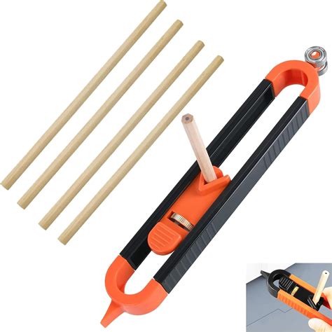 5Pcs Scribe Tool Set - Durable Adjustable Contour Gauge Multi ...