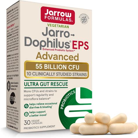 Amazon.com: Jarrow Formulas Jarro-Dophilus EPS Advanced, 55 Billion CFU Probiotics, Digestive ...