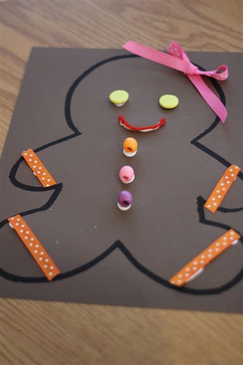 Gingerbread Man Craft Printable