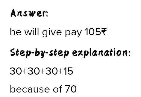 madhu 7 kg of potato at the market if the cost of 2 kg is RS 30 how ...