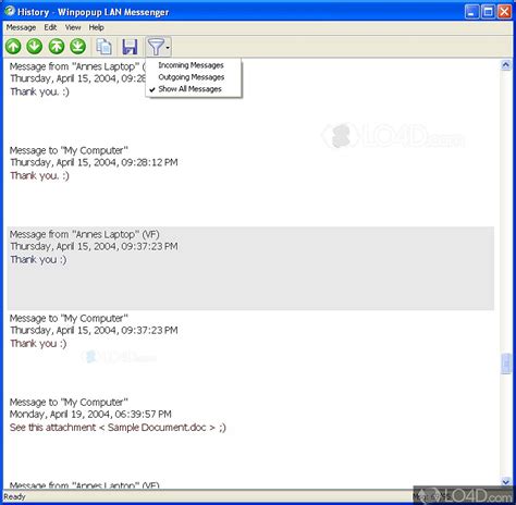 LAN Messenger Tutorial 的图像结果