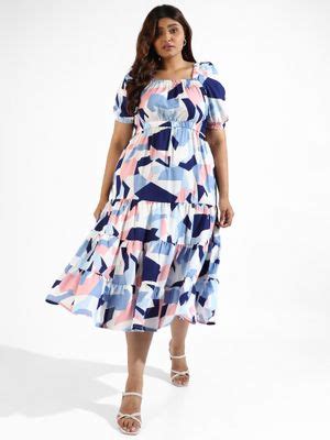 Buy Instafab Plus Women Graphic Design Stylish Casual Dresses Online
